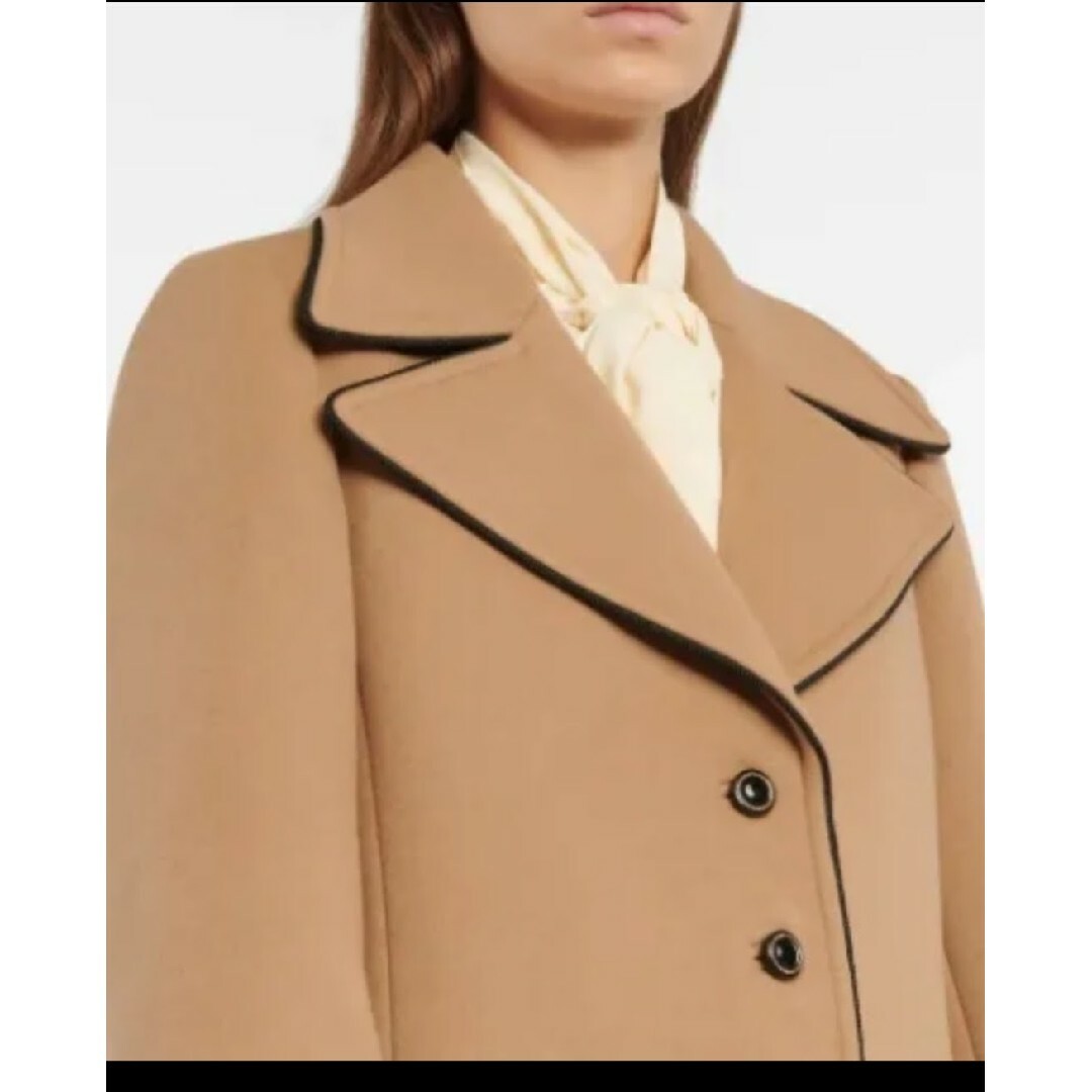 GUCCI - GUCCI グッチ パイピングキャメルウールコートの通販 by GUCCI - GUCCI グッチ パイピングキャメルウールコートの通販 by