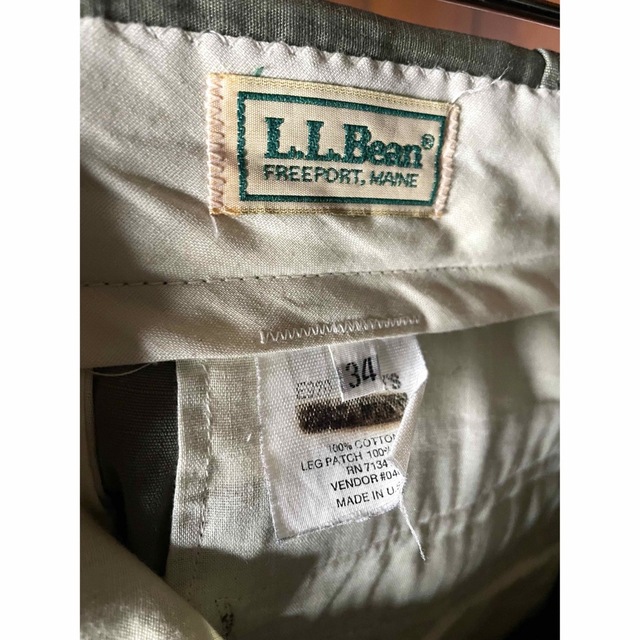 L.L.Bean(エルエルビーン)のvintage 70s  L. L.Bean サスペンダーボタン　ワークパンツ メンズのパンツ(ワークパンツ/カーゴパンツ)の商品写真
