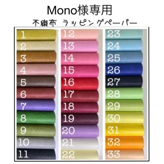 Mono様専用 不織布 ラッピングペーパー 包装紙(ラッピング/包装)