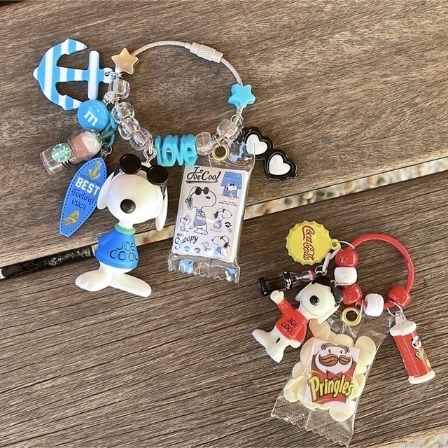 SNOOPY(スヌーピー)のちょっとやんちゃなあの子😎が 好き❣️✨キーホルダー ハンドメイドのアクセサリー(キーホルダー/ストラップ)の商品写真