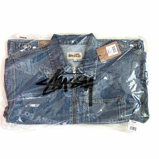 【新品未使用】STUSSY Worldwide Zip Work Jacket