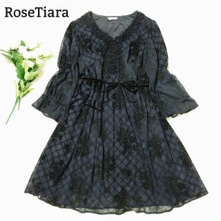 ローズティアラ(Rose Tiara)の確認用 ローズティアラ フレアワンピースとクミキョク アンサンブル(ひざ丈ワンピース)