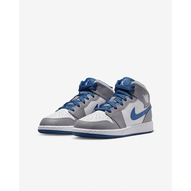 Jordan Brand（NIKE） - 【23.5cm】NIKE AIR JORDAN 1 MID GS グレー