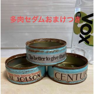 リメイク缶 リメ缶 3個セット 多肉セダムおまけつき(その他)
