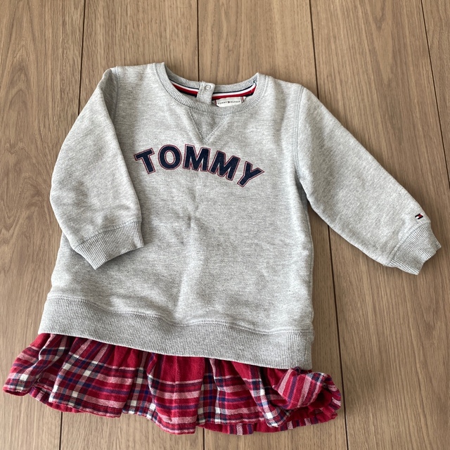 TOMMY HILFIGER(トミーヒルフィガー)のTOMMY HILFIGER チュニックワンピース / 80cm キッズ/ベビー/マタニティのベビー服(~85cm)(ワンピース)の商品写真