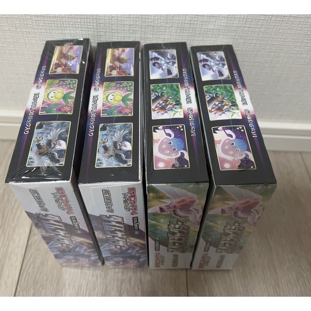 タイムゲイザー　4BOX 新品未開封　シュリンク付き　ポケモンカード