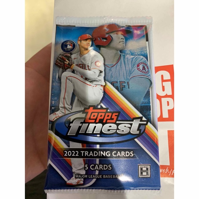 MLB(メジャーリーグベースボール)のtopps finest 2022 メジャー　カードゲーム　大谷翔平　MLB エンタメ/ホビーのトレーディングカード(シングルカード)の商品写真