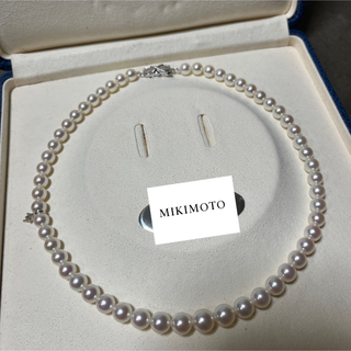 ミキモト(MIKIMOTO)の【楽々1100様専用】MIKIMOTO パールネックレス　13万円分(ネックレス)