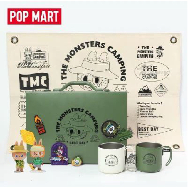 POP MART x HOW2WORK THE MONSTERS CAMPINGMEGACollection