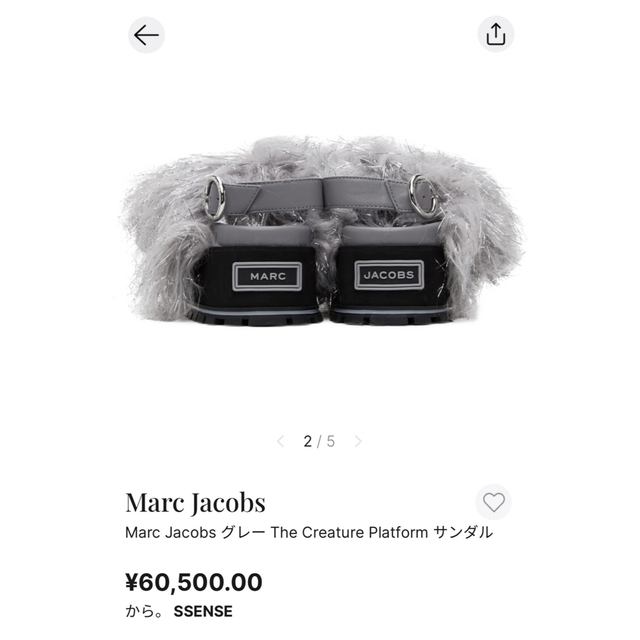 MARC JACOBS The Creature Platform サンダル