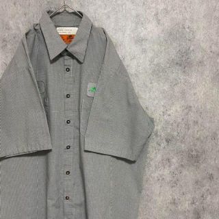 レッドキャップ(RED KAP)の90S レッドキャップ　ワークシャツ　チェック　メンズ　2XL 古着　半袖(シャツ)