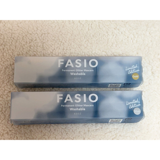 ファシオ(Fasio)の【FASIO】グリッターマスカラ・ゴールド＆シルバーのセット／※新品・未開封品✨(マスカラ)