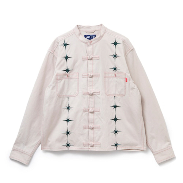 Supreme(シュプリーム)のSparkle China Shirt(natural) XXL メンズのトップス(シャツ)の商品写真