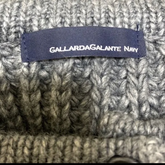 GALLARDAGALANTE NAVY(ガリャルダガランテネイビー)のGALLARDAGALANTE ヘンリーネックニット レディースのトップス(ニット/セーター)の商品写真