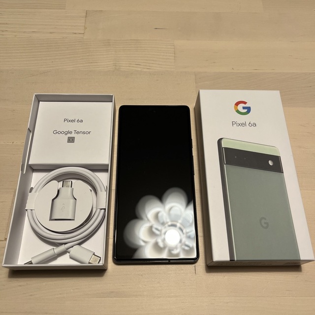 Google Pixel(グーグルピクセル)のGoogle Pixel 6a Sage スマホ/家電/カメラのスマートフォン/携帯電話(スマートフォン本体)の商品写真