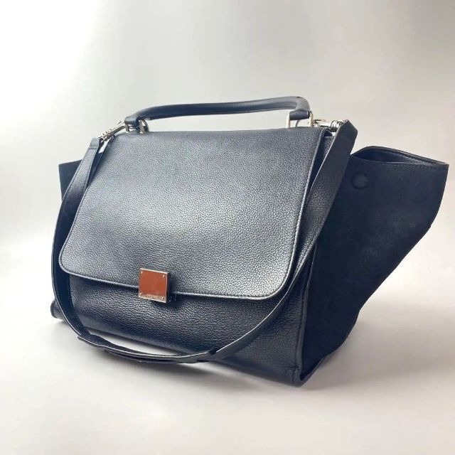 新品本物 CELINE セリーヌ - celine 2way トラペーズ ショルダーバッグ