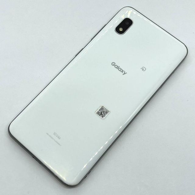 SAMSUNG(サムスン)のGalaxy A20 SCV46 ホワイト JCOM版 SIMフリー ㉓ スマホ/家電/カメラのスマートフォン/携帯電話(スマートフォン本体)の商品写真