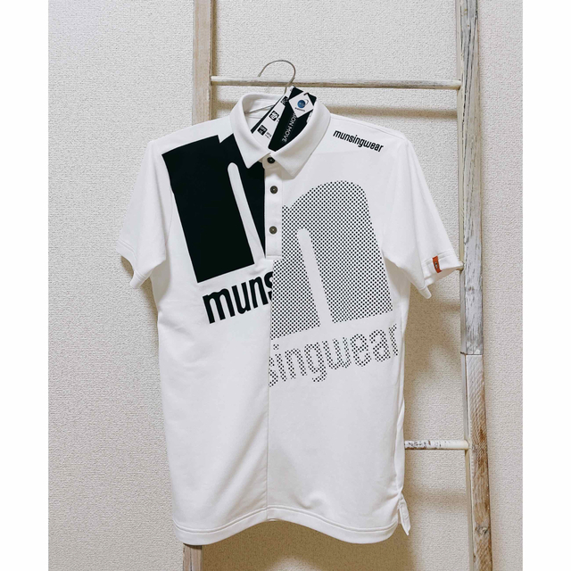 Munsingwear(マンシングウェア)のマンシングウェア　Mサイズ【新品】ポロシャツ　 スポーツ/アウトドアのゴルフ(ウエア)の商品写真
