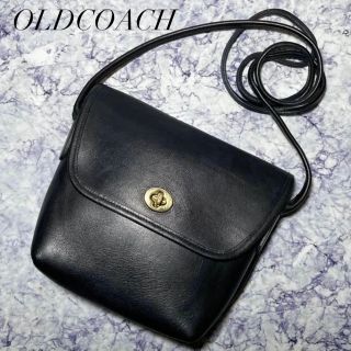 コーチ(COACH)のオールドコーチ COACH クインシー ブラック ショルダー USA製(ショルダーバッグ)