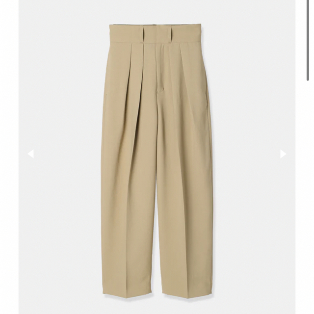 【louren】doubletuck cocoon pants S 新品試着のみ