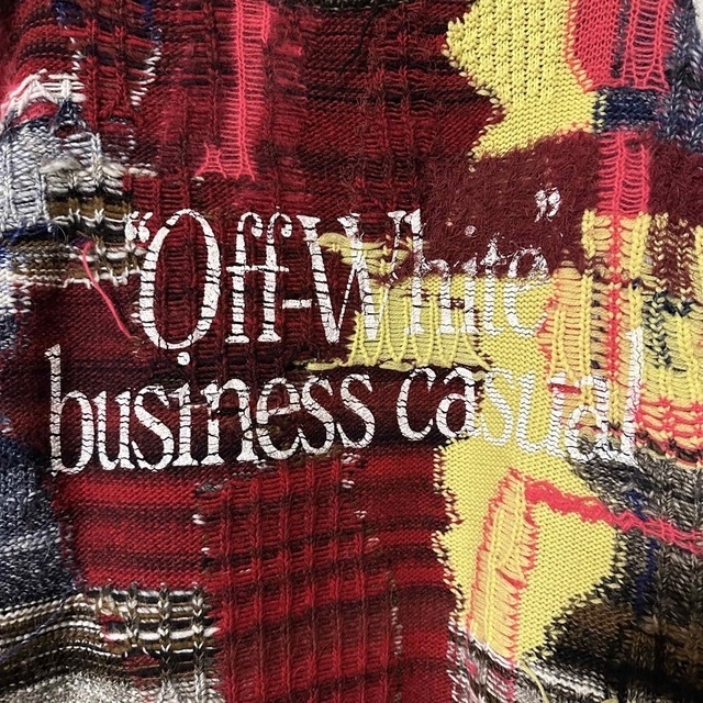 OFF-WHITE(オフホワイト)のOFF-WHITE / Business Knitwear 18AW メンズのトップス(ニット/セーター)の商品写真