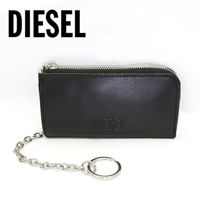 DIESEL(ディーゼル)のDIESEL ディーゼル コインケース 小銭入れ キーリング ブラック レディースのファッション小物(コインケース)の商品写真