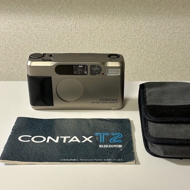 CONTAX T2 完動品(電池付き) - フィルムカメラ