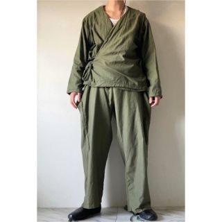 ミリタリー(MILITARY)の希少 vintage 米軍 タップスーツ & ワイドパンツ セットアップ(ミリタリージャケット)