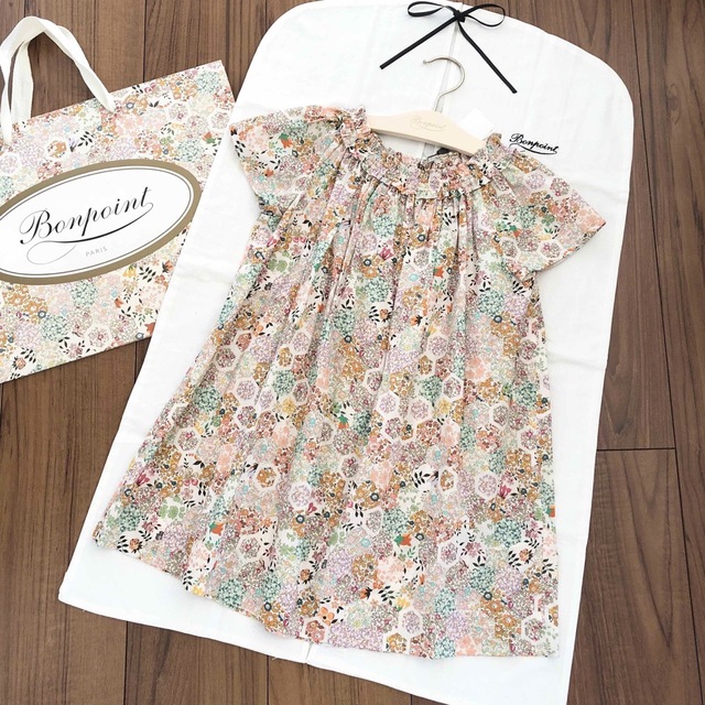 Bonpoint - ボンポワン 新品ワンピース 6aの通販 by Cherry's shop