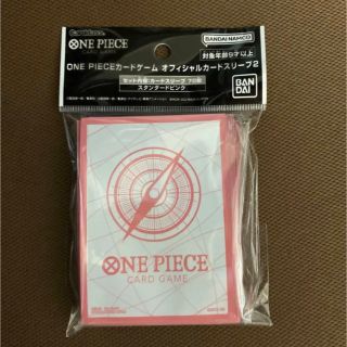 ワンピース(ONE PIECE)の新品未開封　ONE PIECE カードゲーム スタンダードスリーブ ピンク(カードサプライ/アクセサリ)