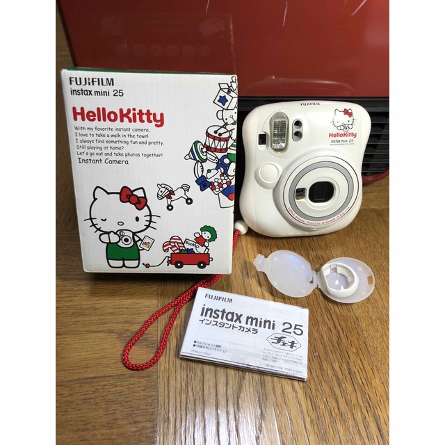 ハローキティ - チェキカメラ 本体 FUJI FILM INSTAX MINI25 ハロー