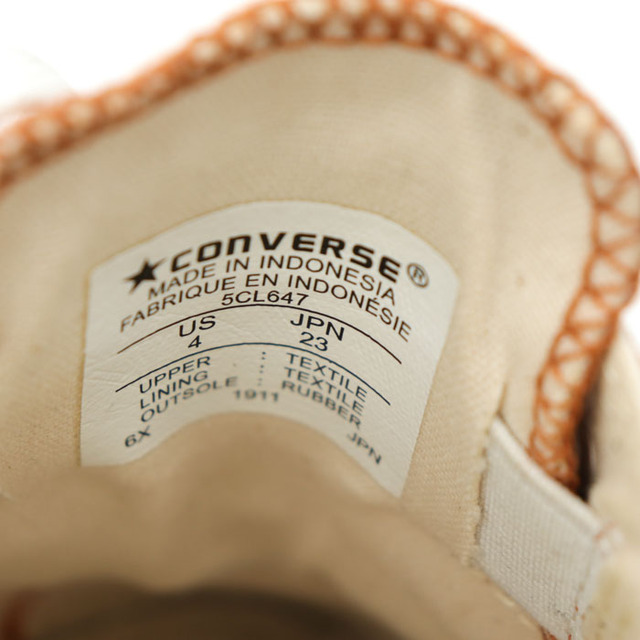 CONVERSE(コンバース)のコンバース スニーカー オールスター 5CL647 ミュール スリップ OX TERRACOTTA シューズ 靴 レディース 23cmサイズ オレンジ CONVERSE レディースの靴/シューズ(スニーカー)の商品写真