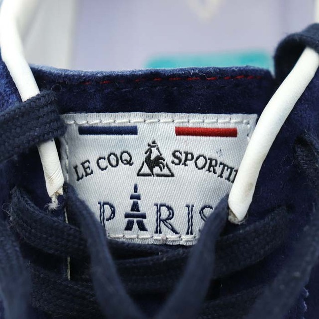 le coq sportif(ルコックスポルティフ)のルコックスポルティフ スニーカー ローカット QFM-5302NV ウォーキングシューズ 靴 レディース 22.5cmサイズ ネイビー le coq sportif レディースの靴/シューズ(スニーカー)の商品写真