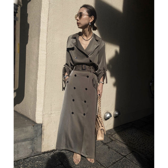 Ameri VINTAGE 3WAY TRENCH DRESS