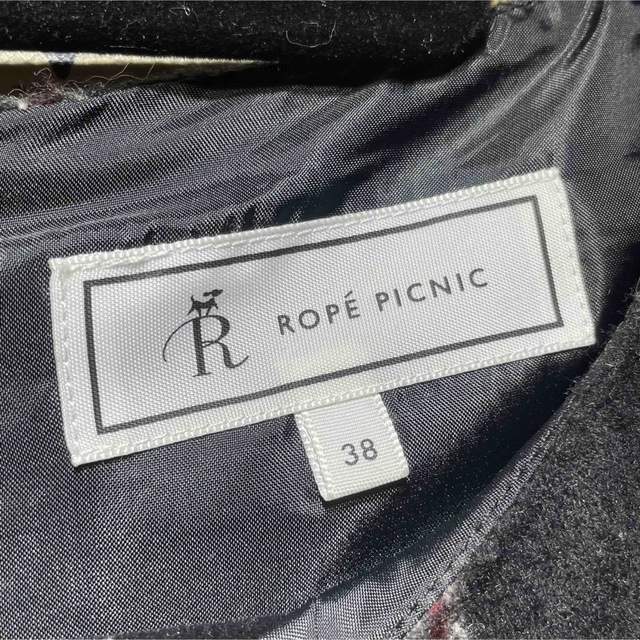 Rope' Picnic(ロペピクニック)のROPE PICNIC ロペピクニック ワンピース size 38 レディースのワンピース(ひざ丈ワンピース)の商品写真