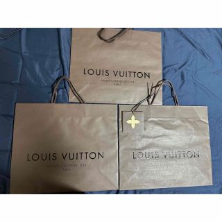 ルイヴィトン(LOUIS VUITTON)のLOUIS VUITTONショッパー♪3枚セット！激レアカード付き(ショップ袋)