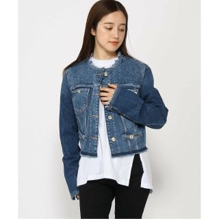 ゲス(GUESS)の【インディゴブルー(ENLD)】(W)Layla Quilted Denim Jacket(Gジャン/デニムジャケット)