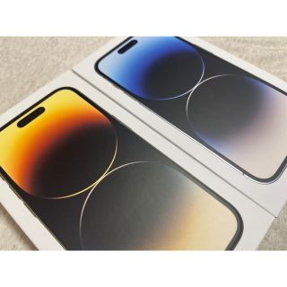 アイフォーン(iPhone)の【新品未開封】iPhone14Pro 128GB ゴールド＆シルバー 本体 (スマートフォン本体)