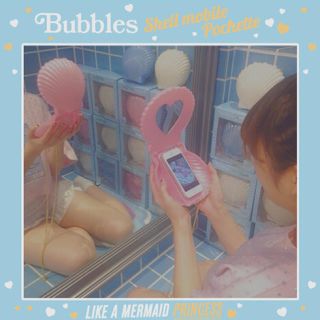 バブルス(Bubbles)のシェル型 iphoneケース(iPhoneケース)