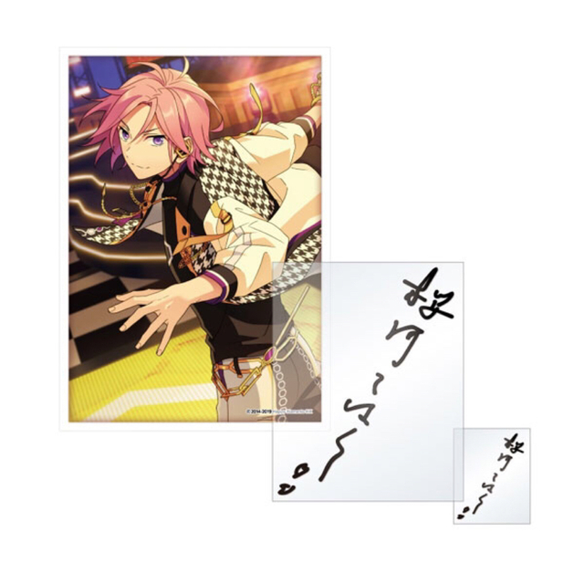 新品☆あんスタ☆Crazy:B【桜河こはく】サインステッカー☆New 新品☆あんスタ☆Crazy:B【桜河こはく】サインステッカー☆New