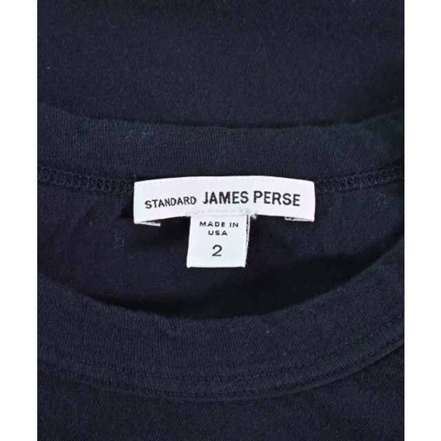 JAMES PERSE(ジェームスパース)のJAMES PERSE ジェームスパース Tシャツ・カットソー 2(M位) 紺 【古着】【中古】 メンズのトップス(Tシャツ/カットソー(半袖/袖なし))の商品写真