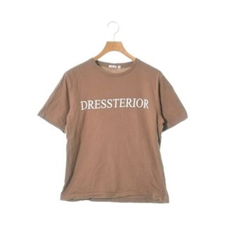 ドレステリア(DRESSTERIOR)のDRESSTERIOR ドレステリア Tシャツ・カットソー M 茶 【古着】【中古】(Tシャツ/カットソー(半袖/袖なし))