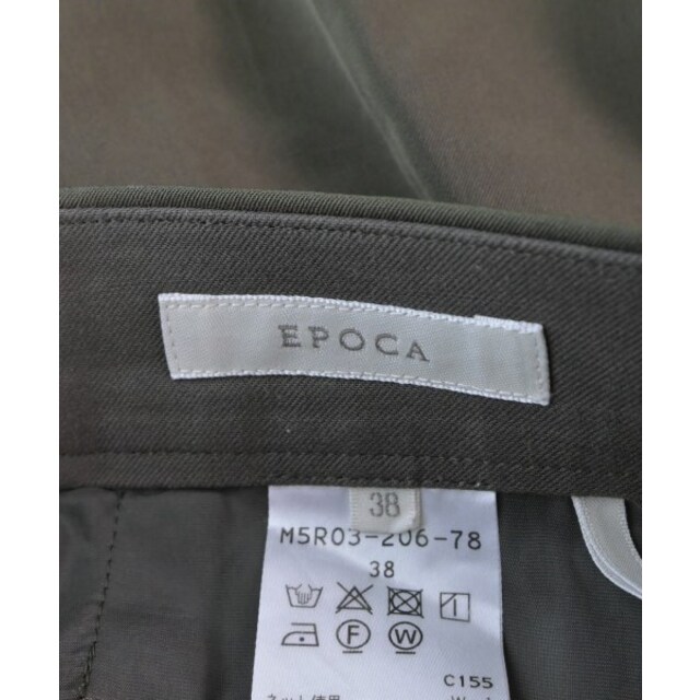 EPOCA(エポカ)のEPOCA エポカ スラックス 38(M位) カーキ 【古着】【中古】 レディースのパンツ(その他)の商品写真