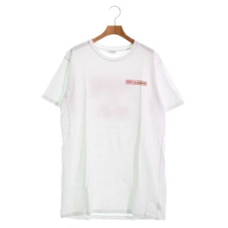 テラソン(TELLASON)のTELLASON テラソン Tシャツ・カットソー XL 白xオレンジ系 【古着】【中古】(Tシャツ/カットソー(半袖/袖なし))