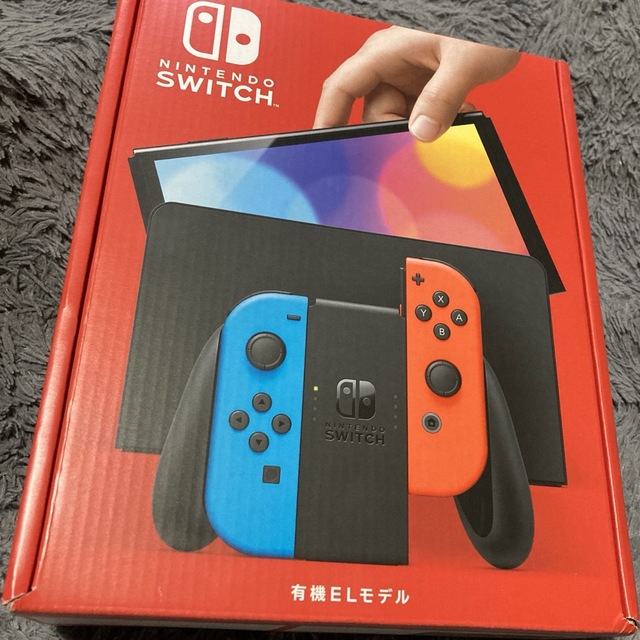 新品 Nintendo Switch 本体 有機ELモデル ネオンレッド