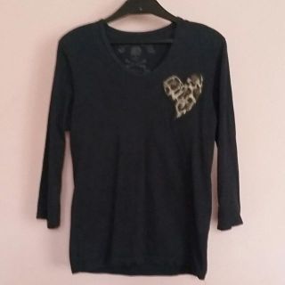 ロエン(Roen)のロエン ROEN スカル ヒョウ柄 レオパード 七分丈(Tシャツ/カットソー(七分/長袖))