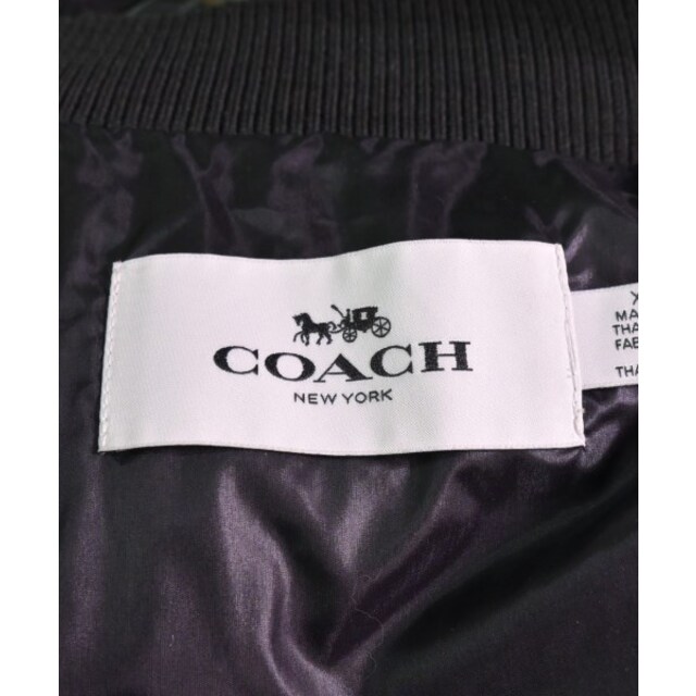 COACH - COACH コーチ ダウンコート XS 黒 【古着】【中古】の通販 by