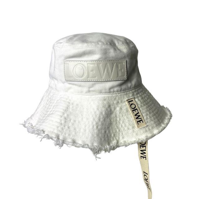 LOEWE - 【美品】ロエベ フレイド フィッシャーマンハット デニム