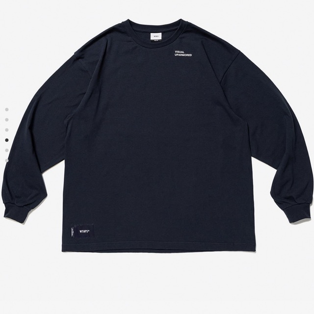 VISUAL UPARMORED / LS / COTTON NAVY Lのサムネイル
