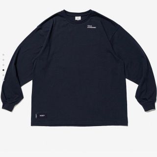 ダブルタップス(W)taps)のVISUAL UPARMORED / LS / COTTON  NAVY  L(Tシャツ/カットソー(七分/長袖))